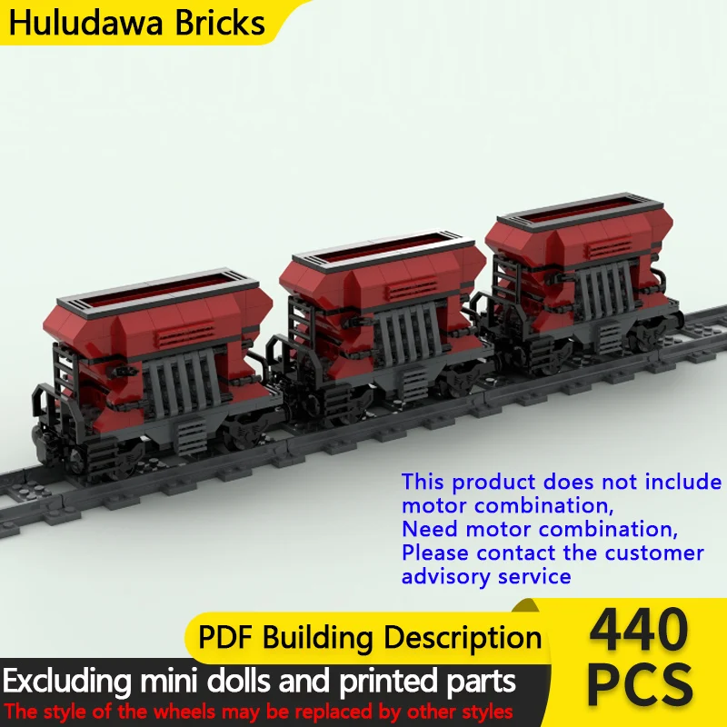 

Конструктор «Городской автомобиль» MOC: Модульные строительные блоки, железная дорога, грузовой поезд, вагон-хоппер. Технологичный набор для сборки, развивающая игрушка, подарок для детей на праздник.