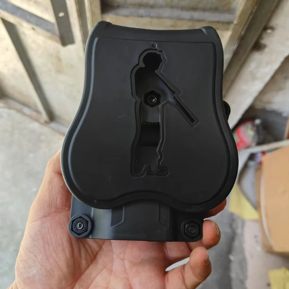 Sarung Pistol Universal Baru untuk Tangan Kanan, 360 °   Dapat Diputar, Cocok untuk Aksesori Sabuk G17/19/23 1911 Sig Series Beretta Dll