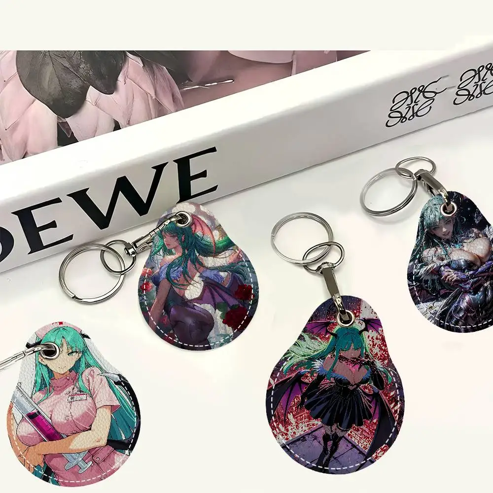 

Брелок-картхолдер из искусственной кожи Girl Game M-Morrigan Aensland для карт доступа и ключей