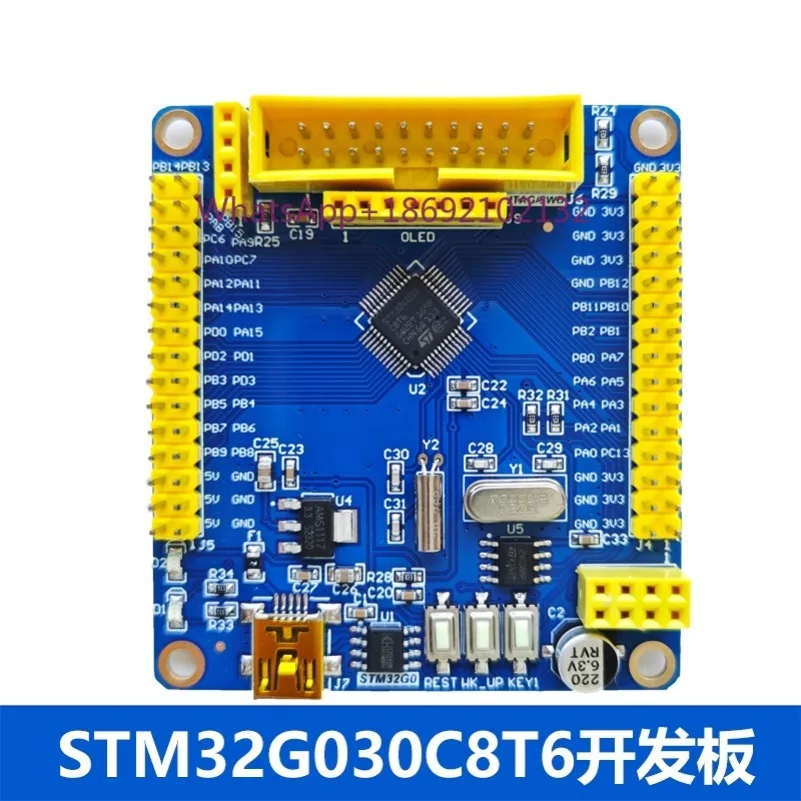 New STM32G030C8T6 Development Board STM32G0 Learning Board Core Board Evaluation Board with Routine Main Chip
