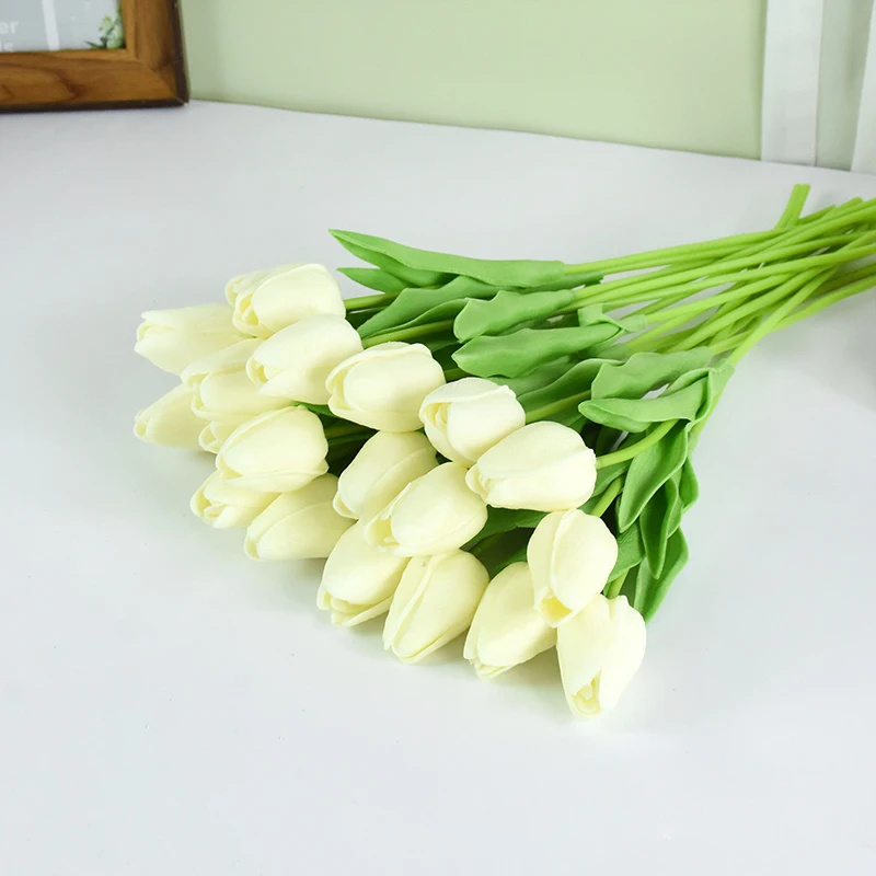 

5/10pcs 35cm Tulip Flower Artificial Tulip Bouquet PE Foam Bouquet Decor Fake Flower for Wedding Home Garden Ceremony Decoration