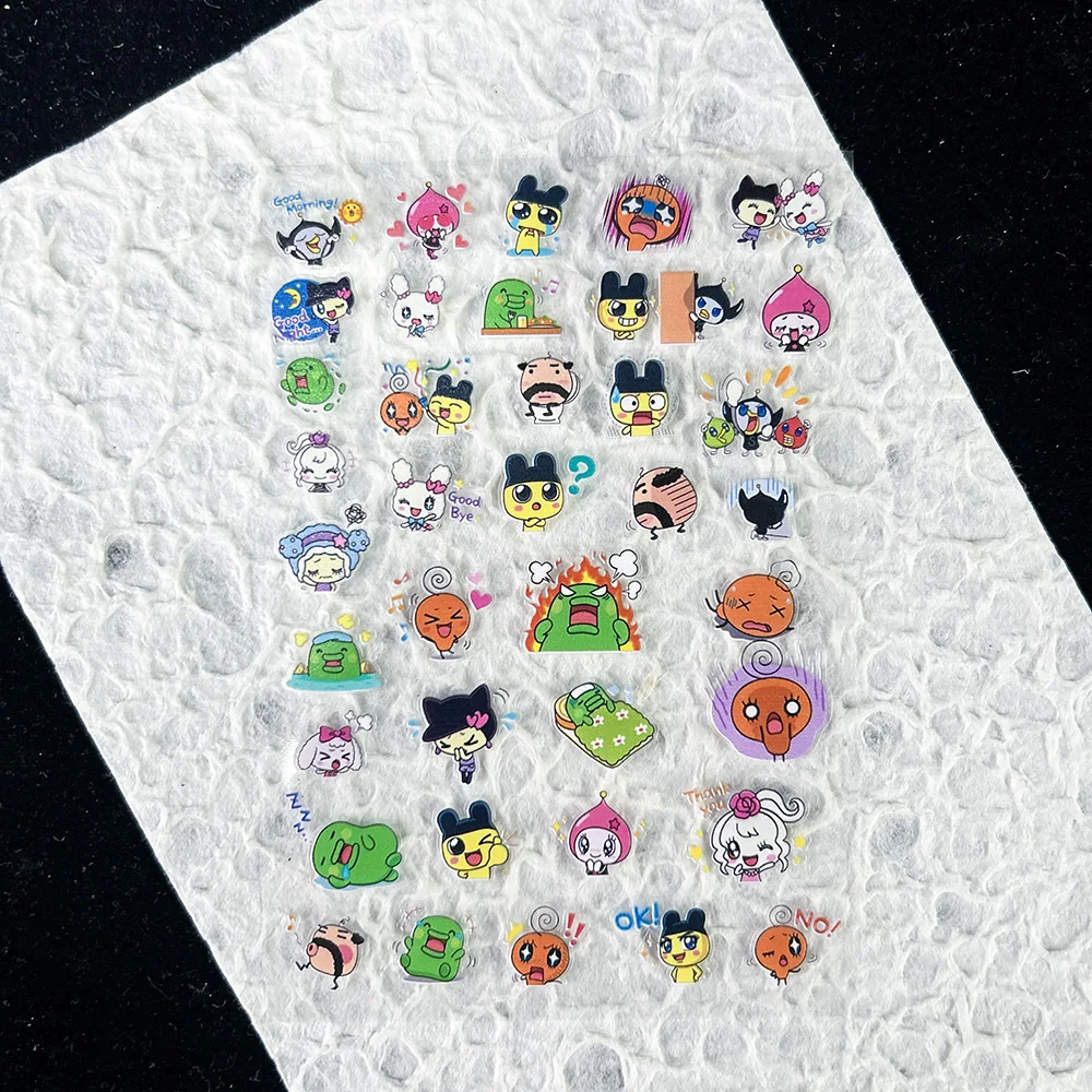 PVC Electronic Pets Nostalgic Digital Sticker Nail Art Diy Waterbottle Box Phone Case Loptop Game Machine Cute Sticker Gifts view 3