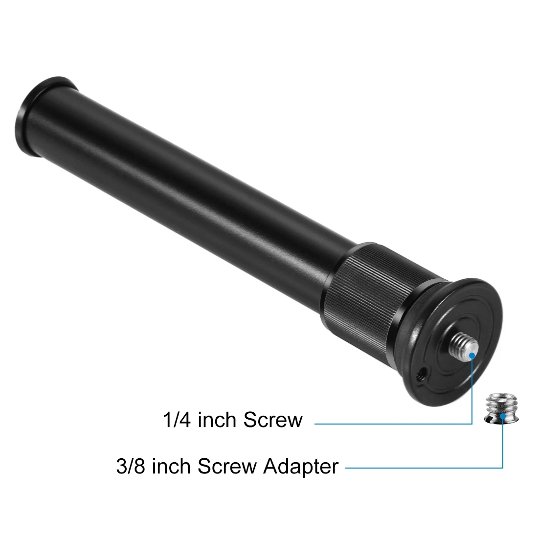 PULUZ Professional Tripode DSLR 3/8\'\' Screw Metal Handheld Adjustable Tripod Mount Monopod Extension Rod for DSLR SLR Cameras