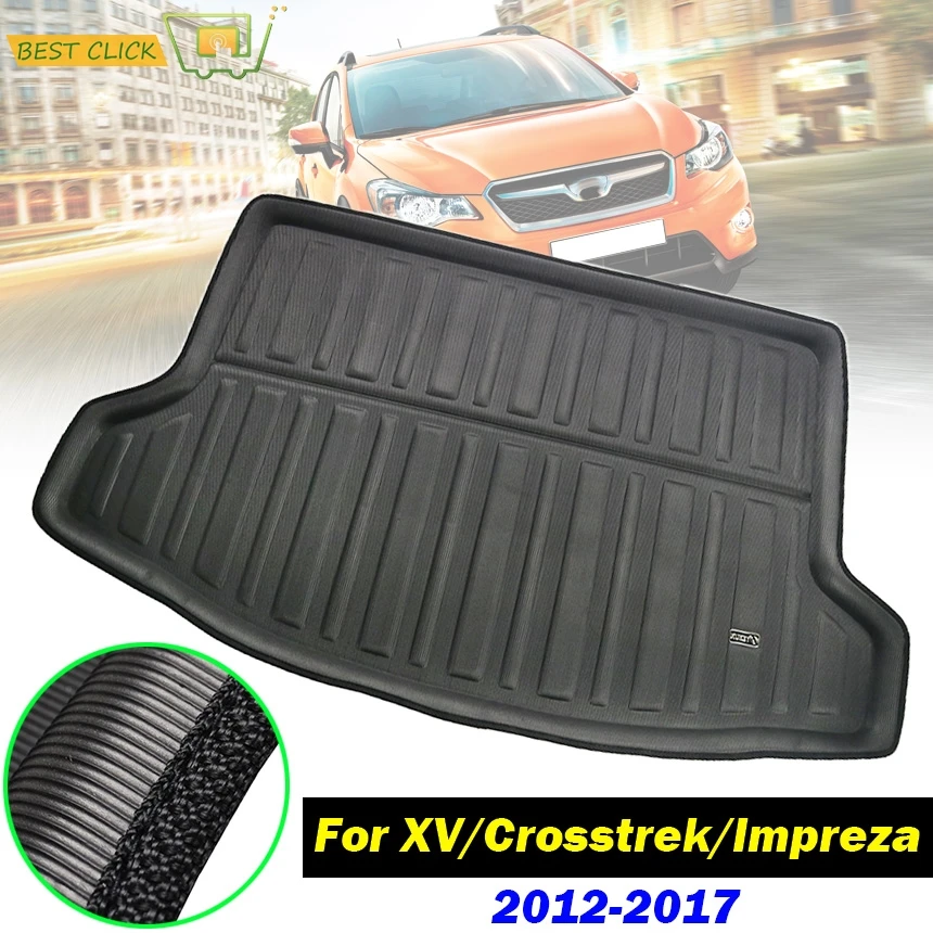 Rear Boot Liner Trunk Cargo Floor Mat Tray Carpet For Subaru XV Crosstrek Impreza Hatchback Hatch 2012 2013 2014 2015 2016 2017