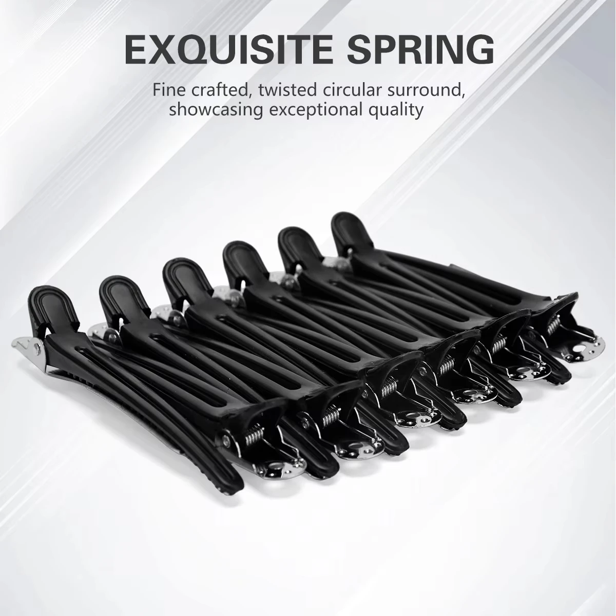 12pcs Hair Care Clips Set Plastic Traceless Hairdressing Clamps Barber Styling Tools Hairpin Hair Accessories for Hair Cut