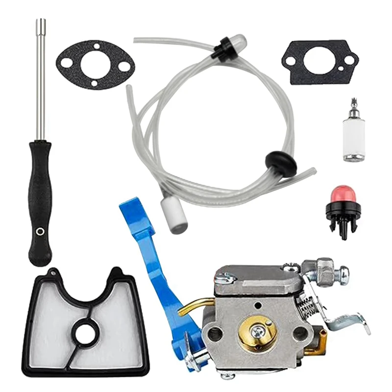 

ABKP-For 590460102 Carburetor Kit For 125B/125BX/125BVX Leaf Blower Accessories C1Q-W37 Carburetor Air Filter Fuel Line Kit