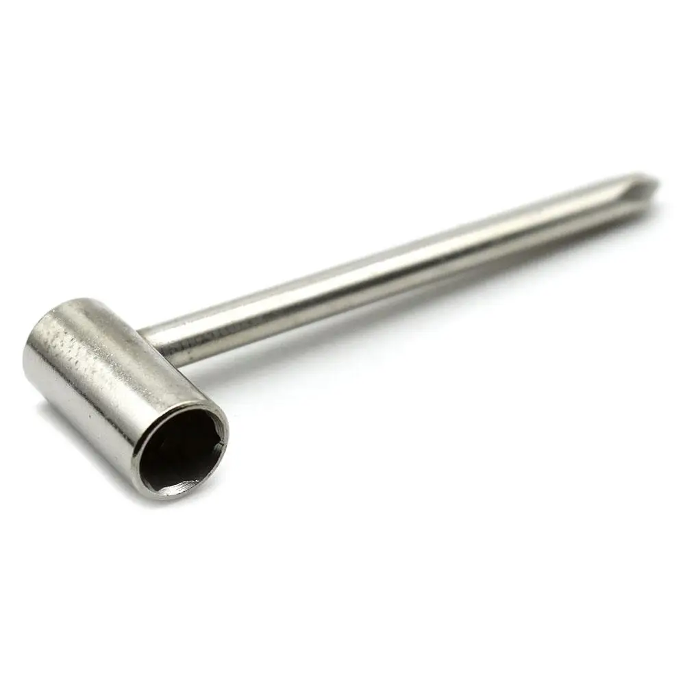 Llave para varilla de ajuste de guitarra, 7mm, para PRS Jacson Ibanez Rickenbacker, piezas de guitarra para ajustar la tuerca hexagonal de la varilla de ajuste de latón, 20 piezas