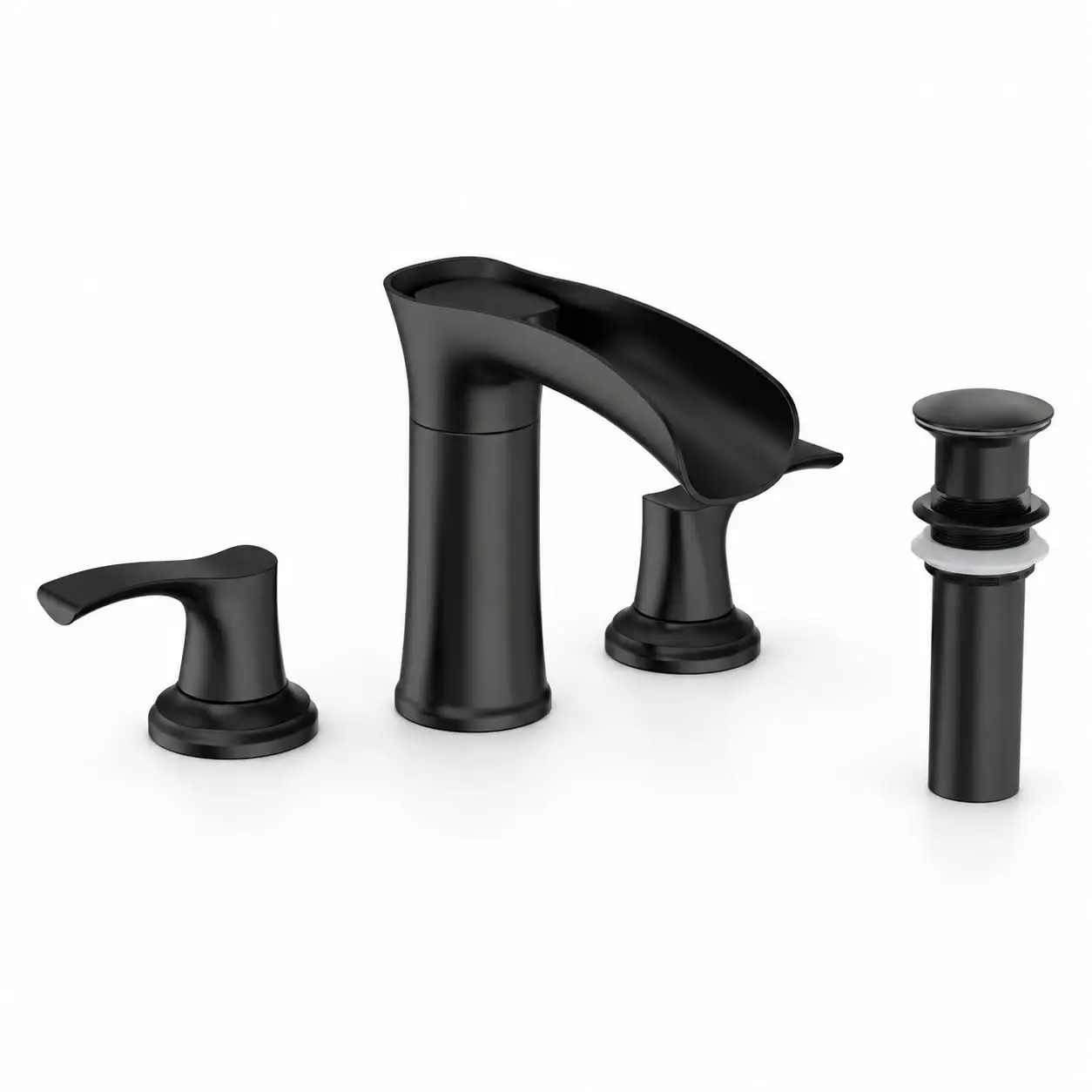 HiMISS Modern Waterfall Bathroom Faucet image 11