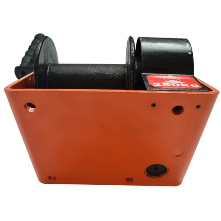 Portable mini hand winch