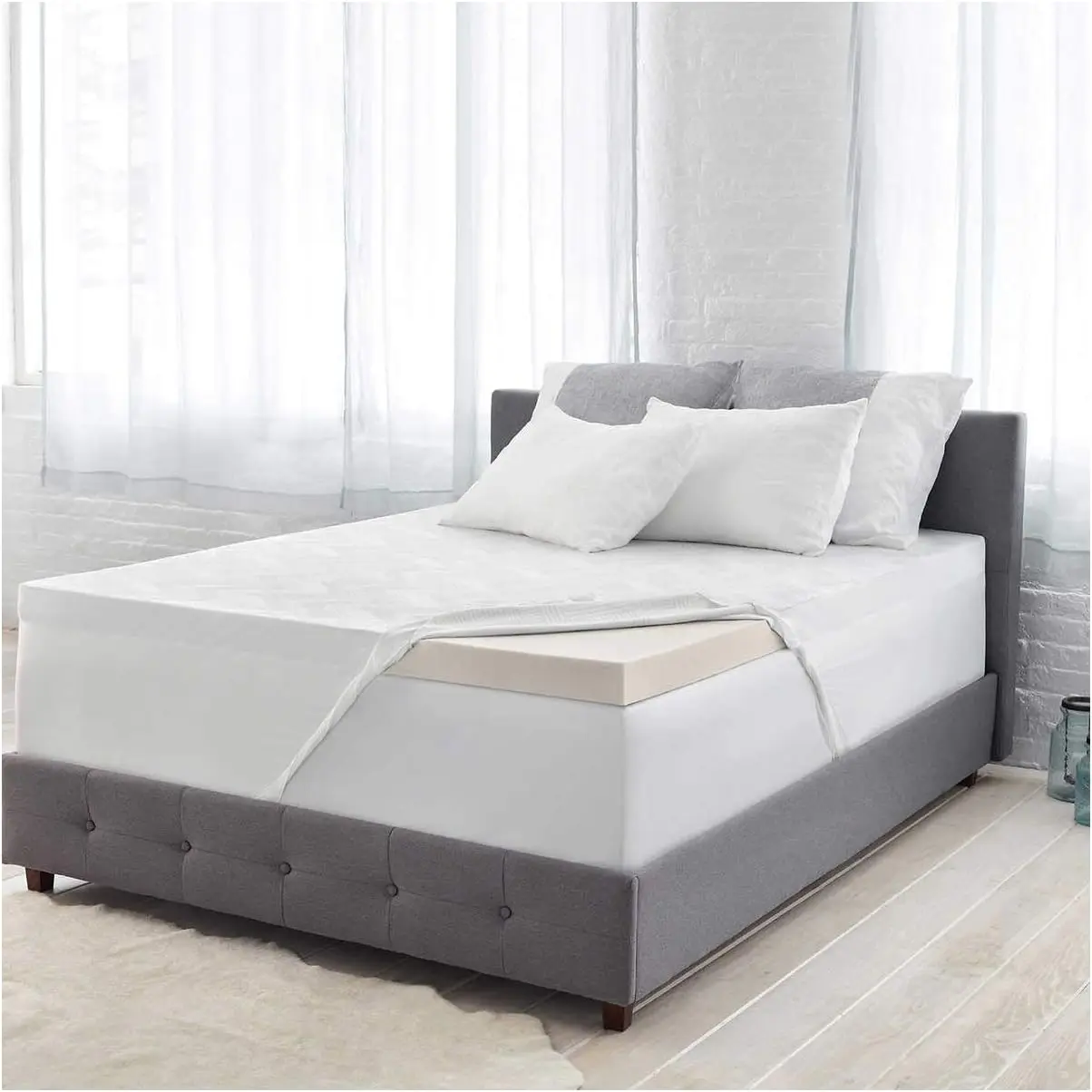 

LURAcor Support 3" Foam Mattress Topper, King