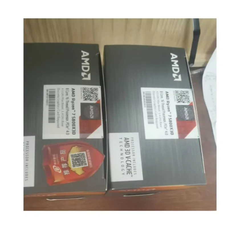 2026 New AMD R7 5800X3D 8 Core 16 Thread Desktop Processor With Opened Box