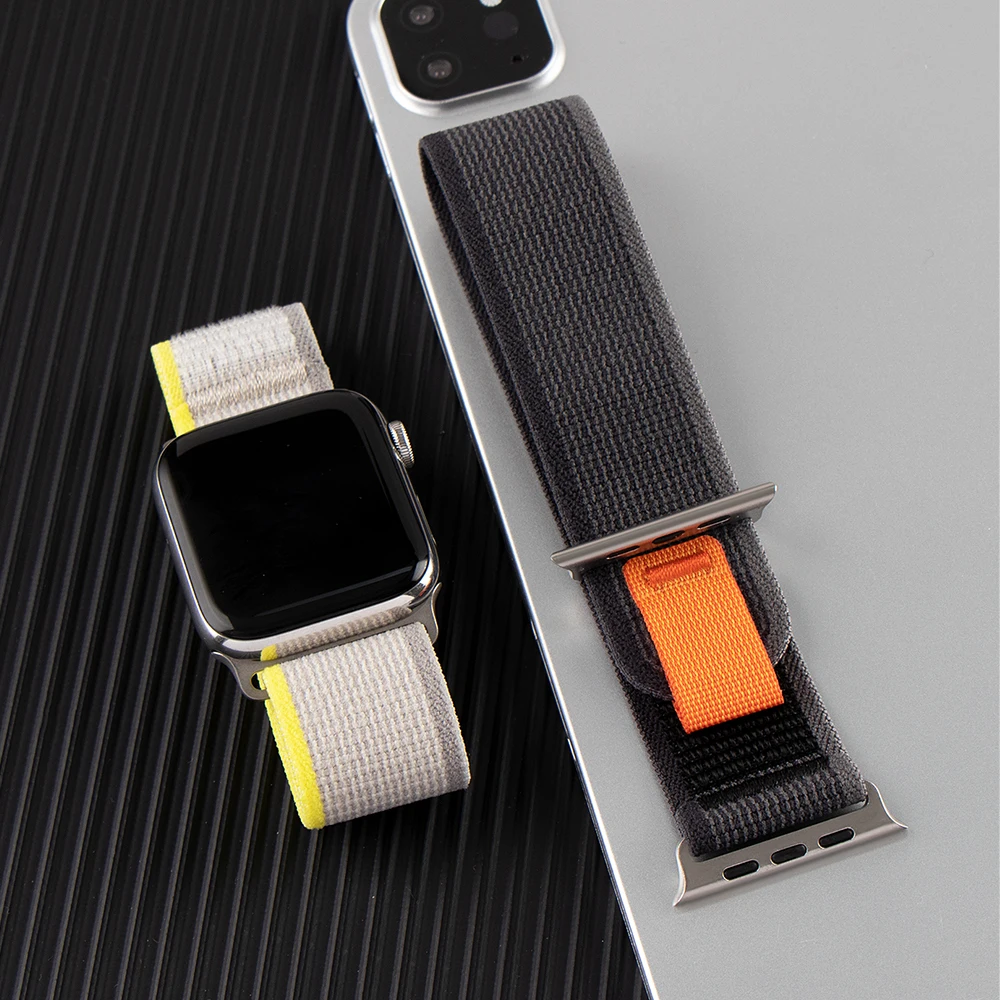 Trail Loop Armband für Apple Watch 12 42/46mm 44mm 40mm 41mm 45mm Sport Nylon Armband iWatch Serie 9 8 7 5 SE 10 Ultra 4 3 – Detail 6
