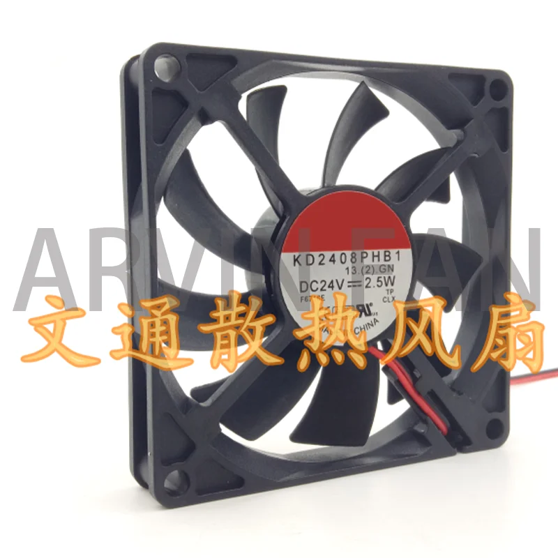 KD2408PHB1 13.(2).GN DC24V 2.5W Cooling Fan 8015