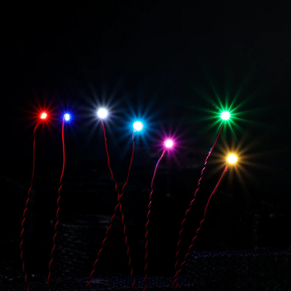 1pcs Led Bit Light For With 0.8mm Plug DIY Customized Your Own Light Terminal Wire Harness