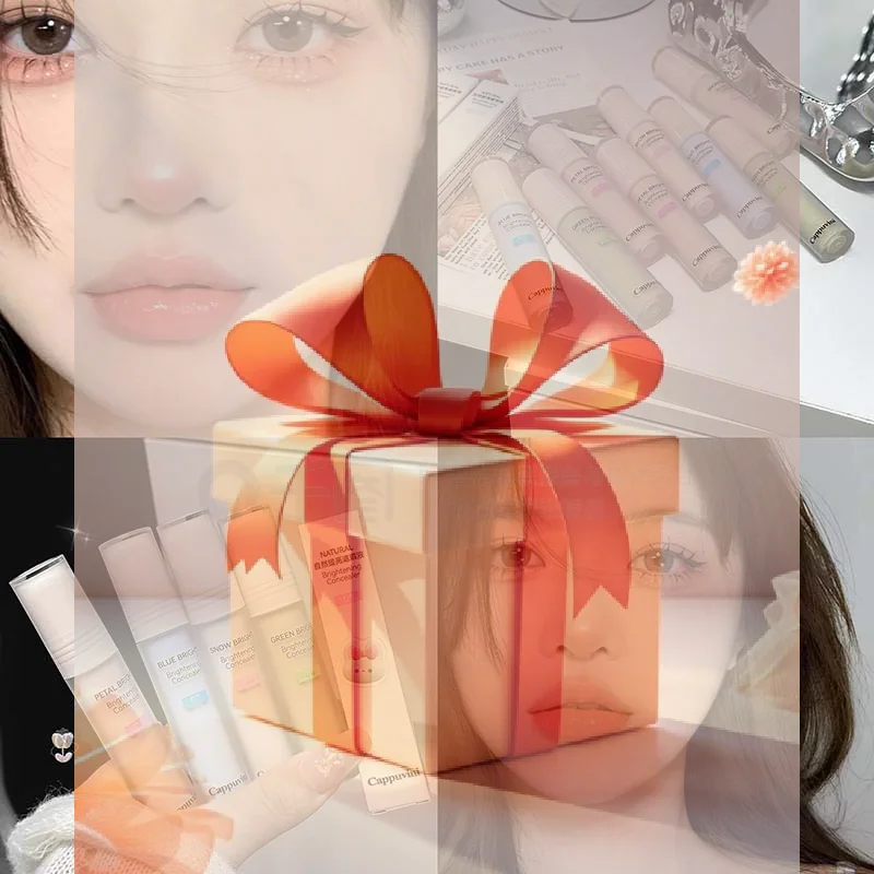 คาปูวินี่ ไบรท์เทนนิ่ง ไฮกลอส ลิควิด ฟาวเดชั่น คอนซีลเลอร์ สติ๊ก ติดทนนาน ให้ความชุ่มชื้น ปรับรูปหน้า ปกปิดเต็มที่ ปรับสภาพผิว