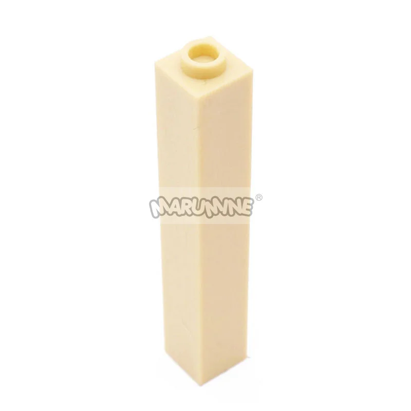 Marumine 20 Stück MOC-Steine 2453 1 x 1 x 5 hohe Würfel, klassische Bausteine, Stadthaus, DIY-Konstruktion, Großzubehör, Teile