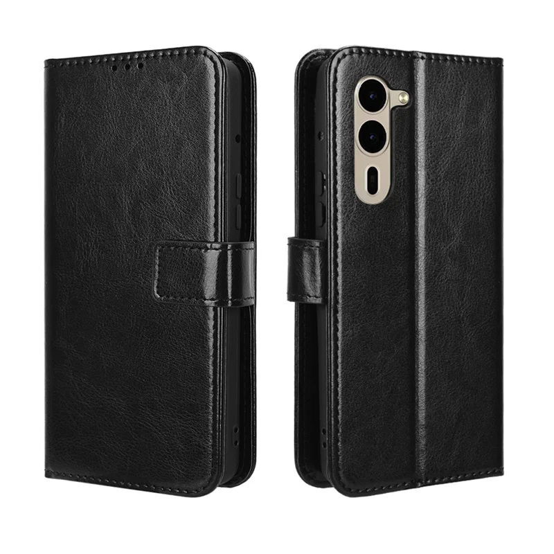 For Fujitsu Arrows We2 Plus F-51E Flip Luxury PU Leather Wallet Magnetic Auto Closed Full Cover For Fujitsu F-51E Phone Bags