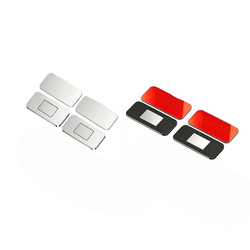 Stainless Steel Magnetic For Cabinet Locks 4 Pairs Easy Install Paste Backing for Wardrobe Closet and RV Doors