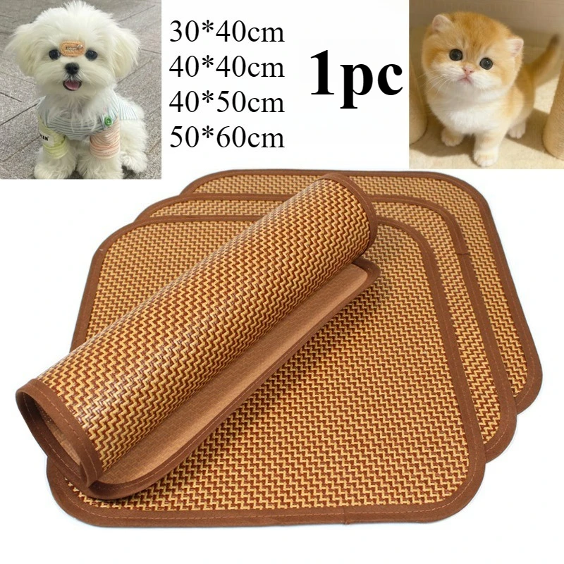 Sommerliche Komfort-Kühlmatte für Haustiere – Hundebett und Katzenbett für extra kleine, mittlere und große Haustiere