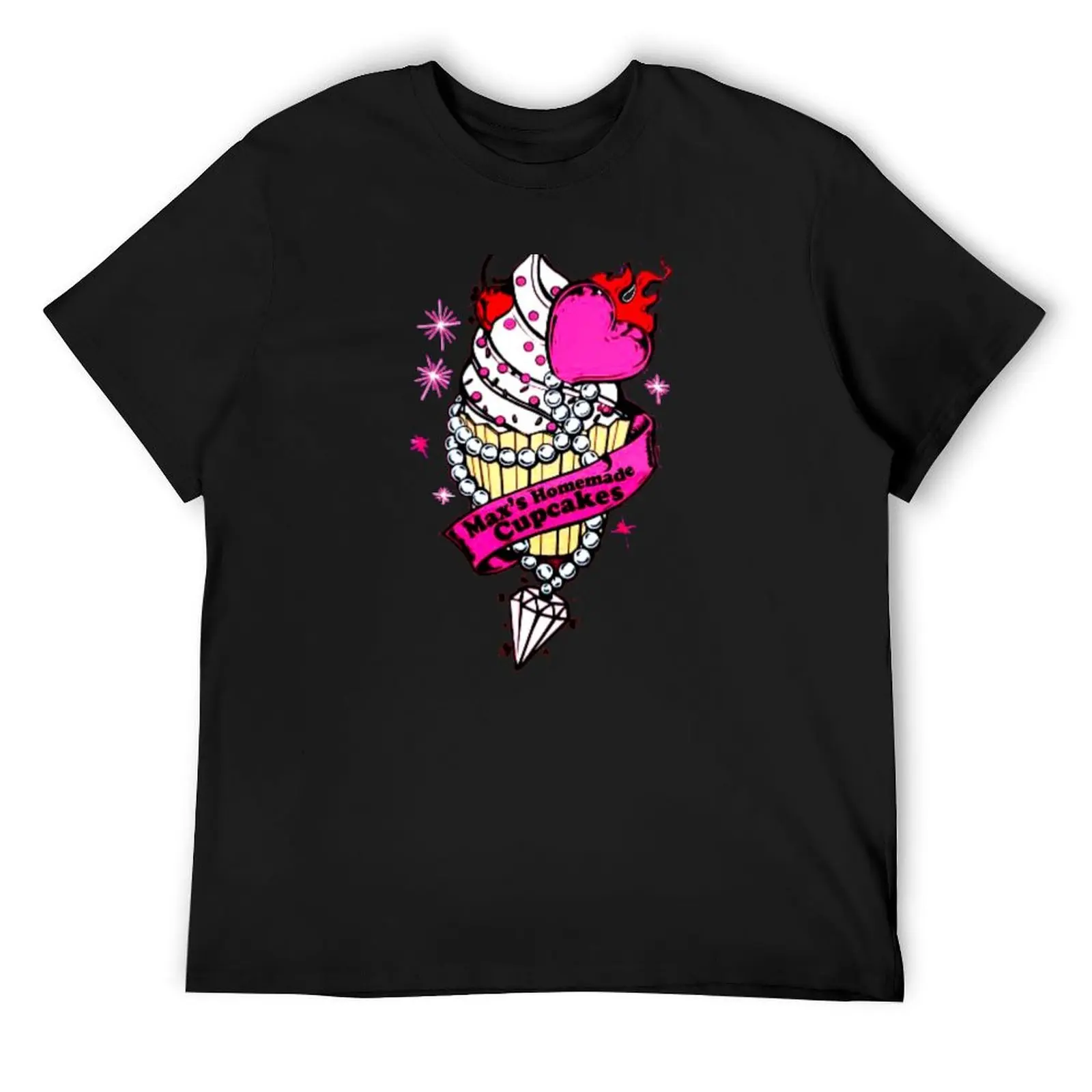 

Maxs Homemade Cupcakes T-Shirt street wear korean fashion summer tops t shirts for men graphic