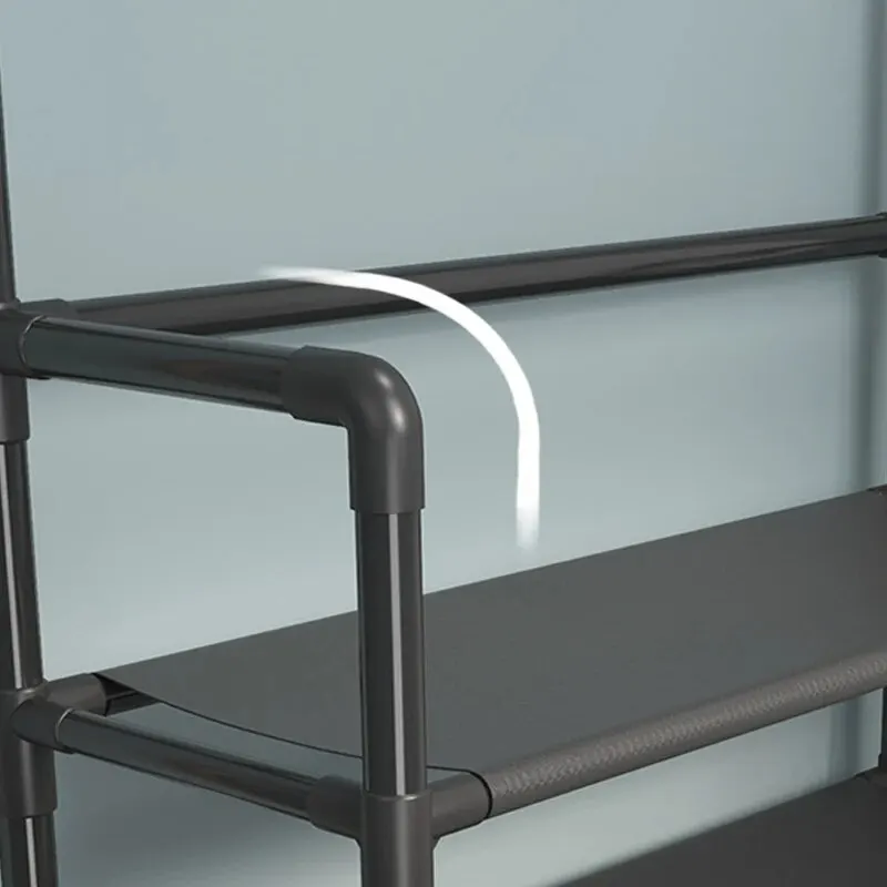 Coat Rack Bedroom Indoor Dormitory Hangers Household Simple Storage Rack Simple Landing Multi-functional Combination Shoe Rack