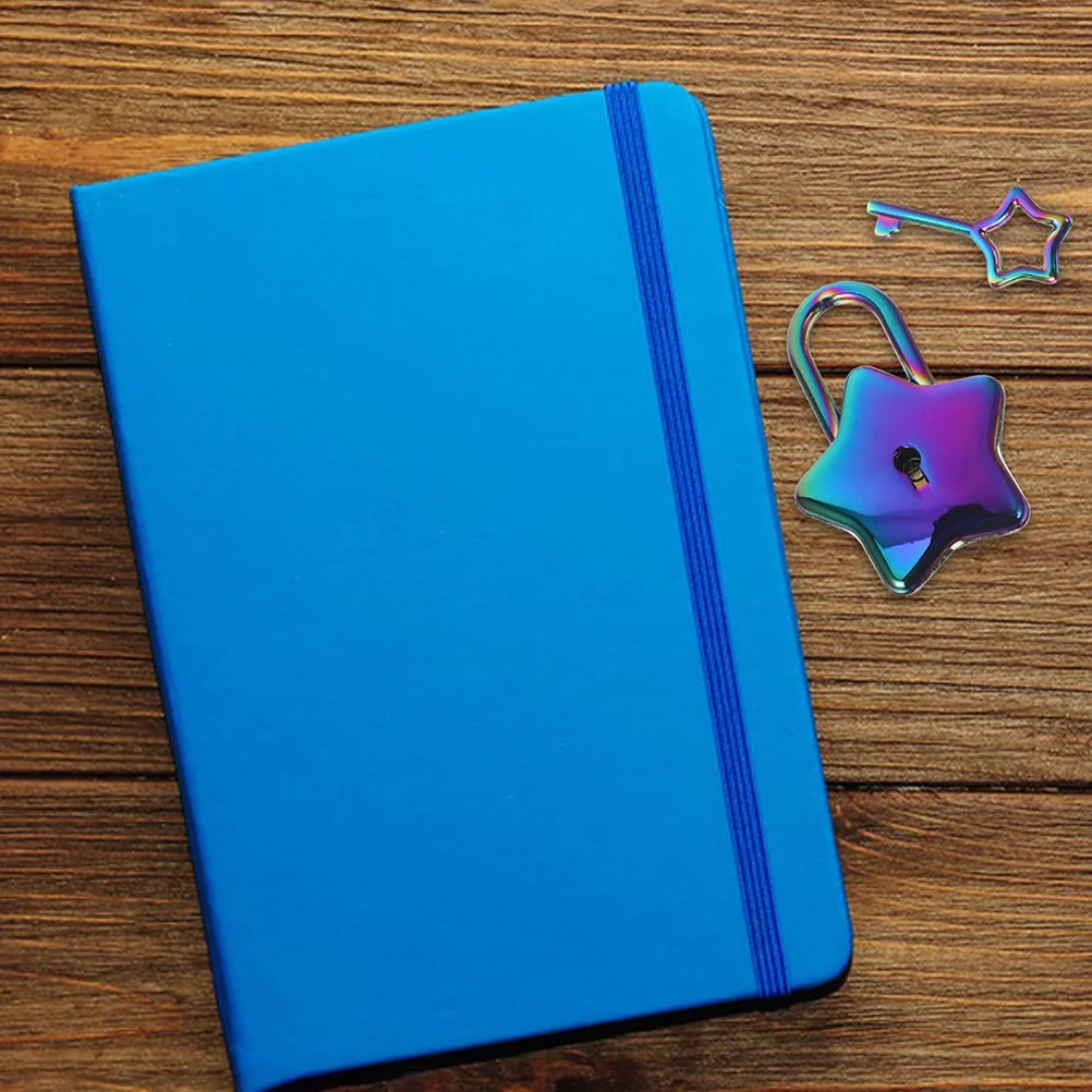 

2pcs Star Shaped Padlock Mini Lock For Diary Notebook Luggage Bike Cabinet Backpack Suitcase Locker Jewelry Box Security