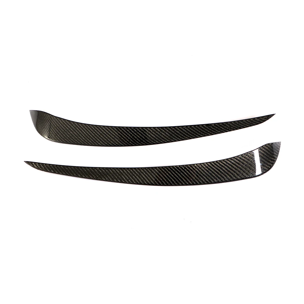 

For Carbon fiber front bumper fins for automobiles are suitable for Tesla models X 2016 and 2018