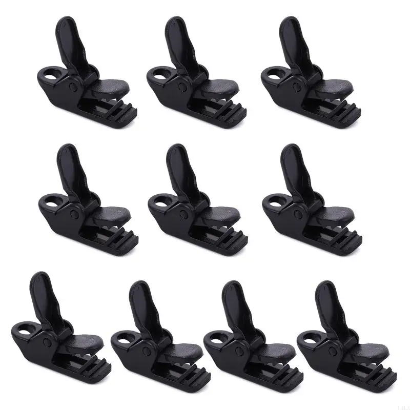 U4LA 10 Pcs Heavy Duty Lock Grip Clamps Camping Tarps Clips Tent Awning Canopy Clamps