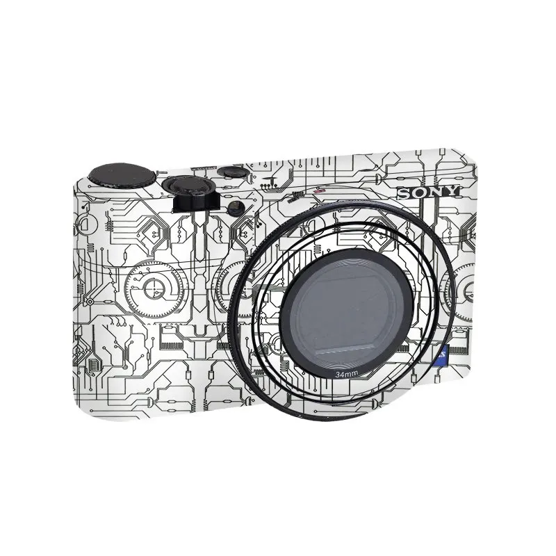 Para SONY RX100M1 câmera proteção filme RX100M1 câmera digital cor mudança adesivo RX100M1 câmera cor pele