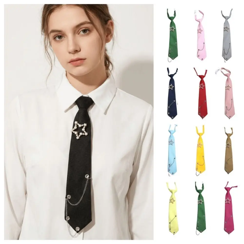 Temperament Korean Style Star Tie Tassels Choker Long Necktie JK Necklace Shirt Tie Kids