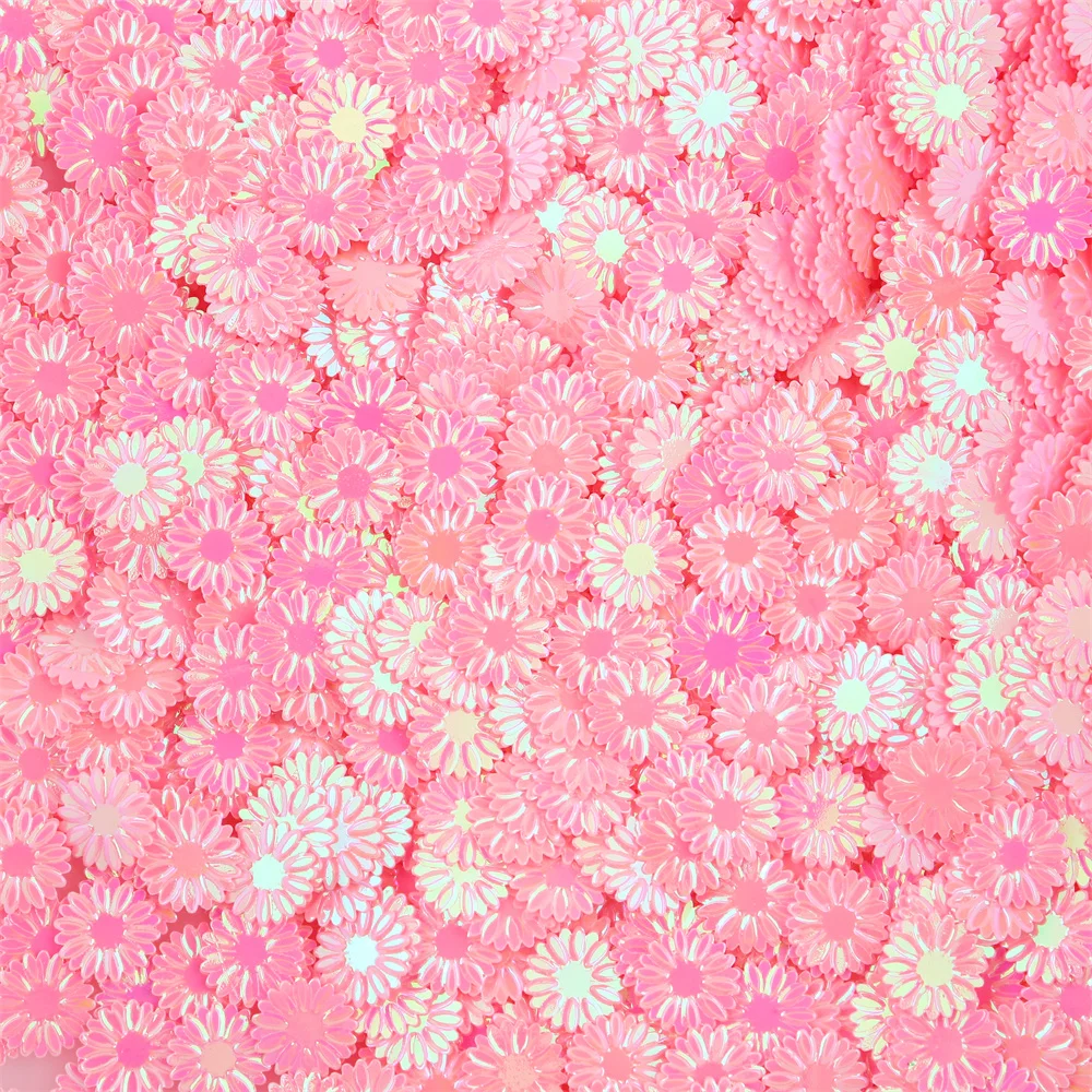 20g/450g 9MM Gänseblümchen-Pailletten Glitzerflocken für Schleimfüllung, Nagelkunst & Handyhüllen-DIY-Deko, Harz-Bastelzubehör Lentejuelas – Detail 2