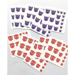 Transformers Sticker Three-dimensional Pressure Sign Red Purple children's Sticker