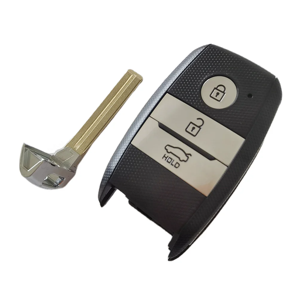 

3 Buttons Smart Car Key Shell Casing for Kia K5 with Laser Blade Emergency Key