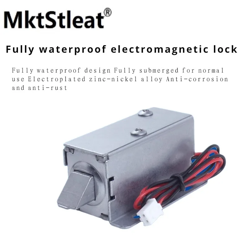 

MktStleat LY03 Small Waterproof 12V24V Solenoid Electric Control Cabinet Door Lock Electronic Gate Control Magnetic Locks