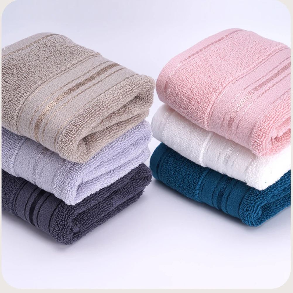 6pcs/packs Super Soft Cotton Bath  Towels High Absorbent Quick Drying Bathroom Towels Wholesale