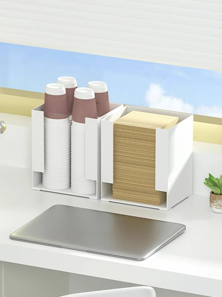 Instant Noodle Storage Box Desktop Convenient Noodle Organizer Stackable Multifunctional Wall-Mounted No-Drill Mask Storage Box