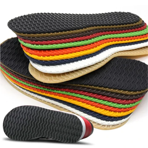 Rubber Full Soles for Shoes Outsoles Insoles Anti Slip Ground Grip Sole Protector Sneaker Repair Worker Shoe Self Adhesive Pads