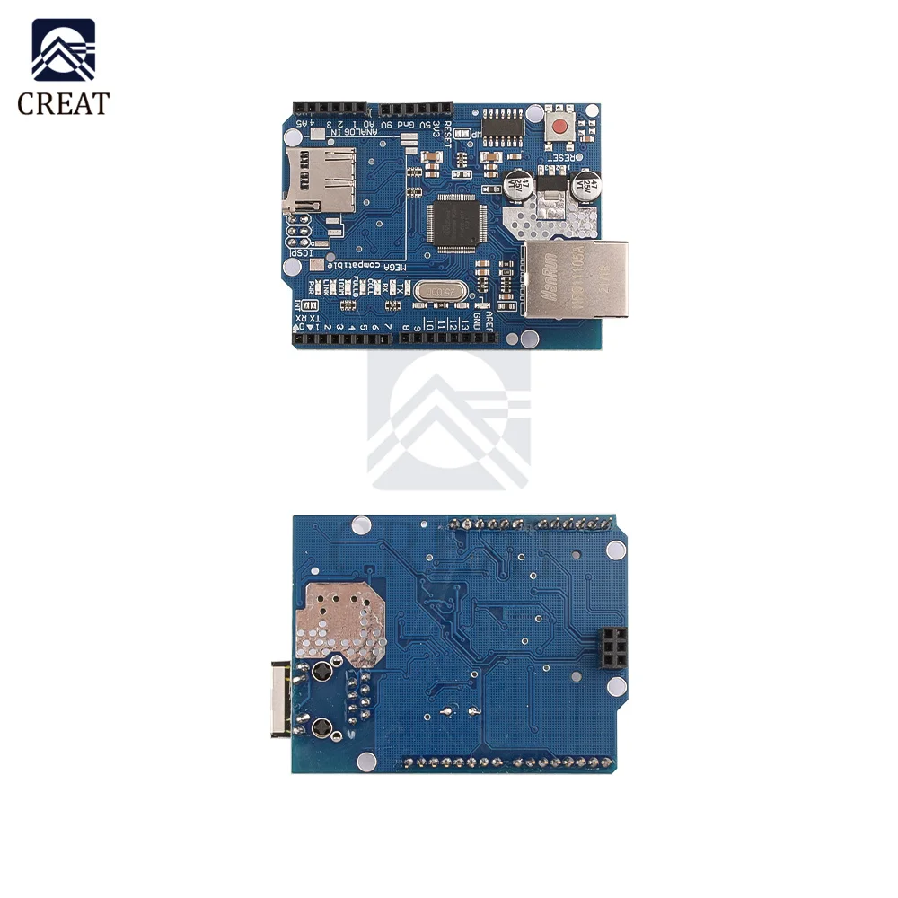 Mega2560 Ethernet Shield W5100 Mega 2560 R3 placa de expansión de red para Arduino