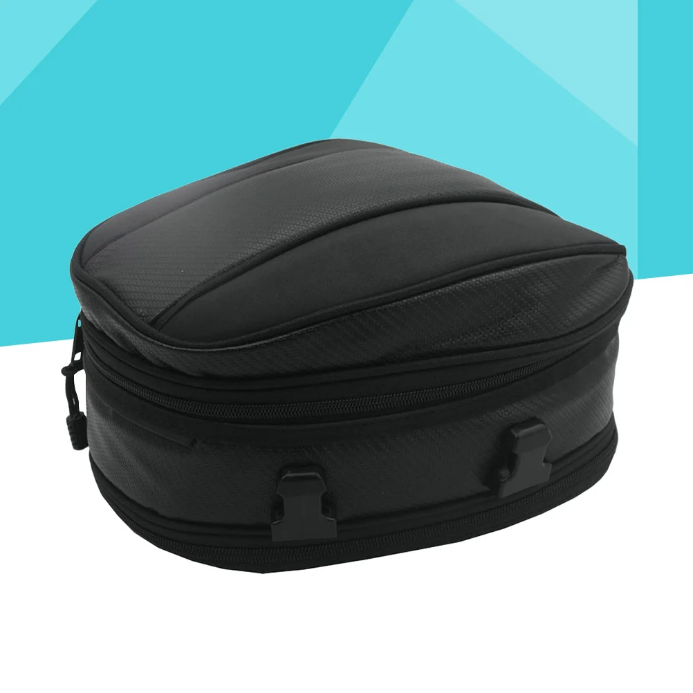 

Motorcycle Tail Bag Motorcycle Rear Seat Luggage Bag Cycling Bag (Black) Motorcycle Rear Seat Bag Motorcycle Bag