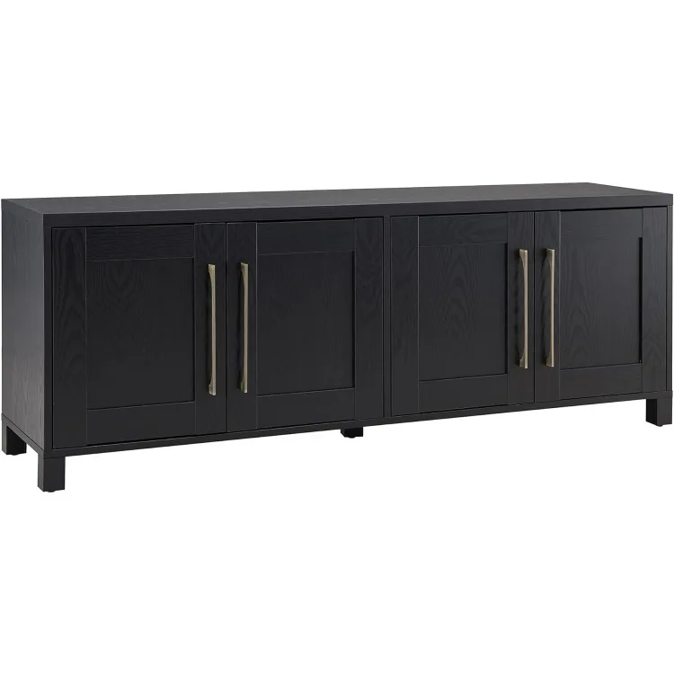 

Rectangular TV Stand for TV's up to 80" in Black Grain, TV Stands for the Living Room