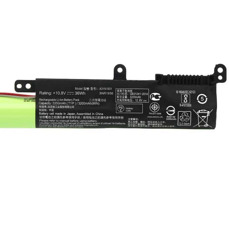 Imagem -02 - Bateria Original de jc para Asus A31n1601 36wh F541ua R541uj R541uv X541sa X541sc X541u X541s X541u X541ua A31lp4q