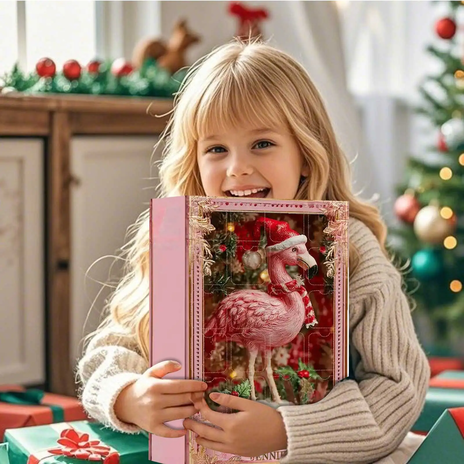 3 دقائق الرمال الموقت تقاويم القدوم 2025 24 يوم الغابة الحلي عيد الميلاد العد التنازلي التقويم 2D الاكريليك لطيف المطبخ الموقت الكلب #5