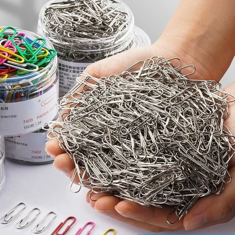 Vendita calda Super Grande Barile Graffetta Documento in metallo Segnalibro creativo Ago a forma di U Cancelleria per ufficio scolastico all'ingrosso