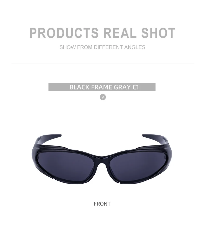 Neue y2k Sport Punk Sonnenbrille Frauen Männer Luxusmarke Mode Retro 2000's Brillen Vintage Steampunk Sonnenbrille Sonnenbrille uv400 – Detail 16