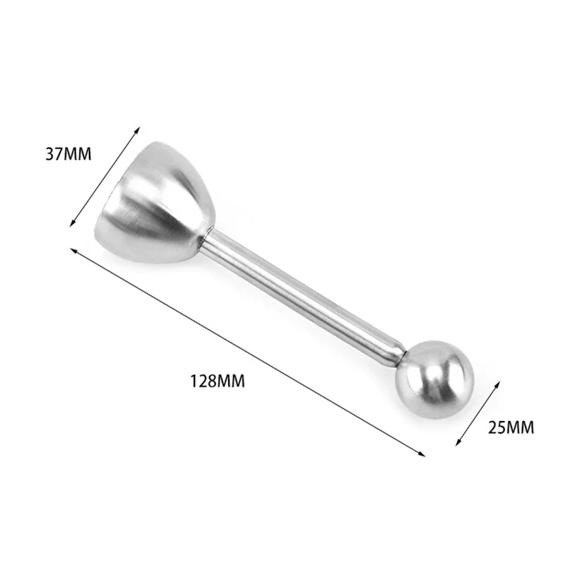 Stainless Steel Egg Topper & Shell Cutter: A Versatile Kitchen Tool for Boiled Eggs - Effortless Shell Removal & Egg Accessories