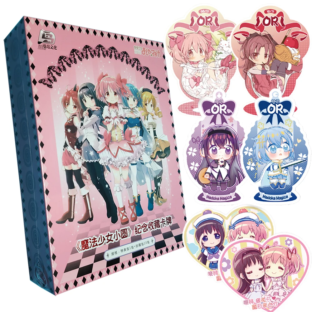 

Magic Girl Collection Card Fans' Like Fantasy Anime Characters Kaname Madoka Akemi Homura Exquisite Transparent Card Child's Toy