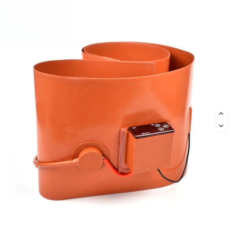 for Bright 220V 3000W 250x1750mm Flexible Electric Silicone Rubber Drum Heater with Digital Thermostat