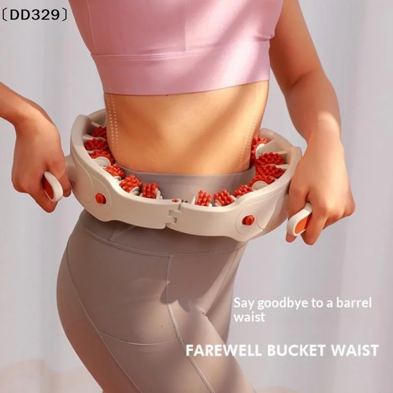 

Ring Leg Massager Massage Roller Detachable Handles For Full Body Neck Shoulder Abdominal Muscle Slimming Relaxation〔DD329〕
