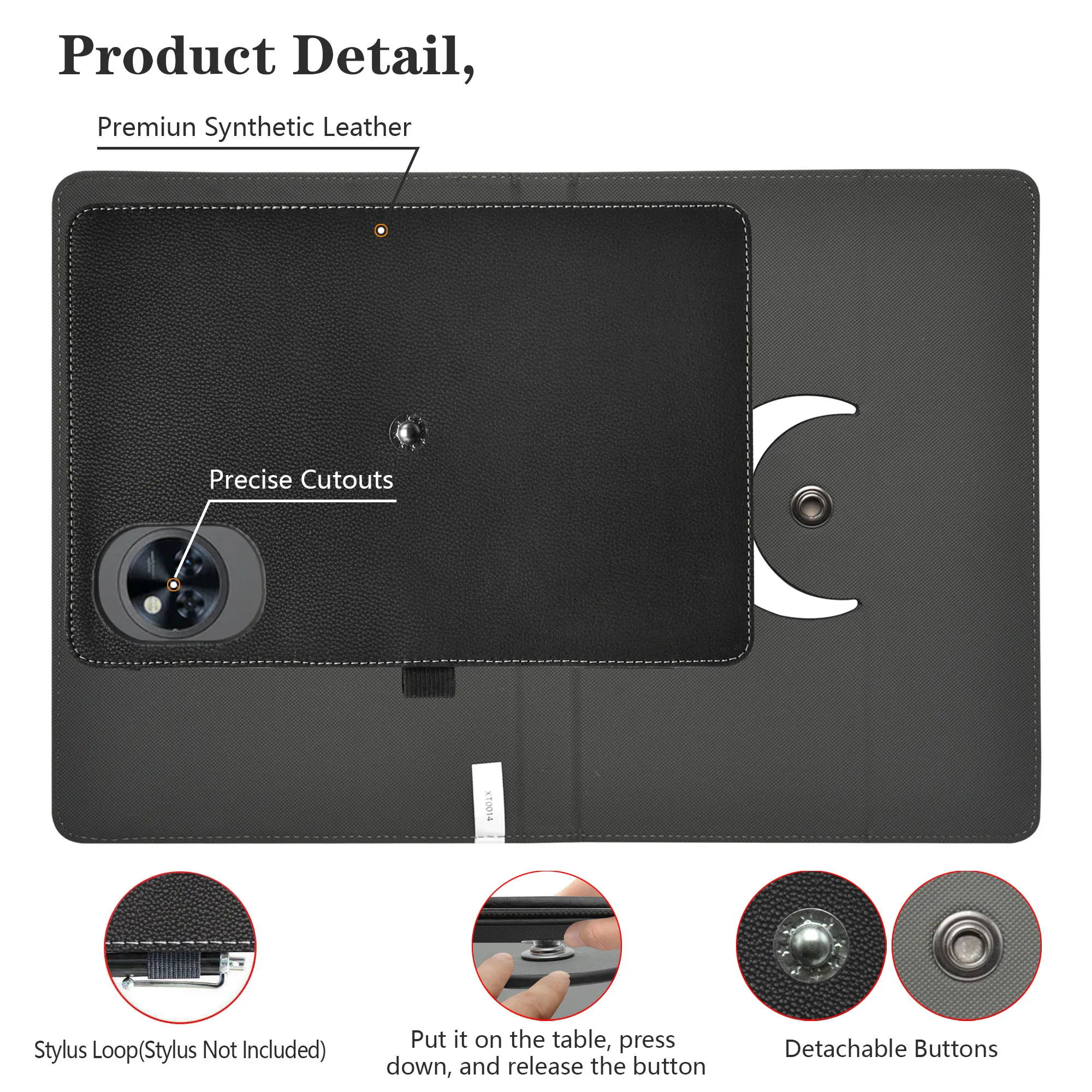 For Blackview Zeno 10 11 inch Tablet Case , 360 Degree Rotary Rotating PU Leather Cover 4