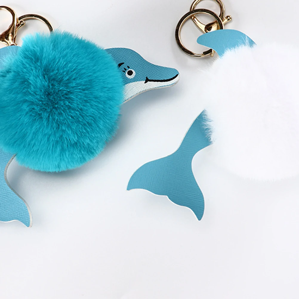 

4pcs Dolphin Keychains KeyDecoration StylishBagHolder UniqueDesign DurableUse ExquisitePendant Jewelry